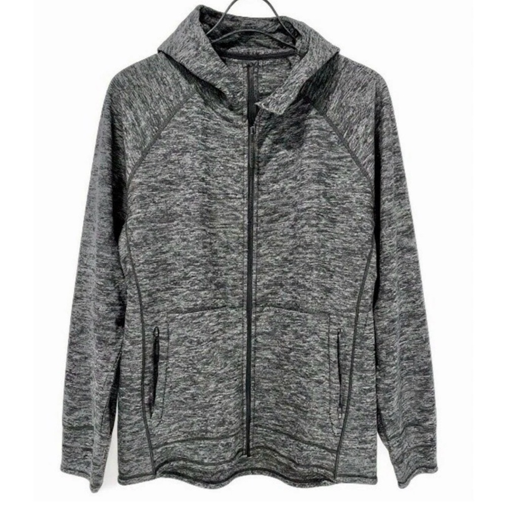 Athleta 2X Gray Zip-Up Hoodie